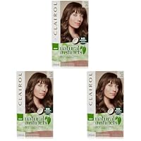 Clairol Natural Instincts Semi-Permanant Hair Colour, 6a Light Cool Brown, Ammonia Free, Natural Hair Colour (Pack of 3)