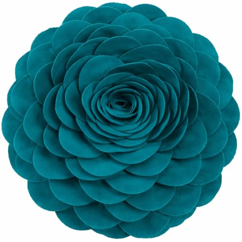 Fennco Styles Eva's Flower Garden Decorative Filled Throw Pillow 13