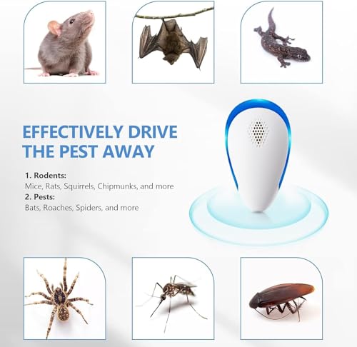 Image of Ultrasonic Electric Pest Repellent Machine to Repel Mosquito, Lizard, Rat, Cockroach, Home Pest for Reject Ants for Reject Insect Mosquito Killer (2)
