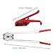 Heavy Duty 4-in-1 Manual Strapping Tool Kit with Tensioner & Sealer for 12-19mm PP/PET Plastic Strapping