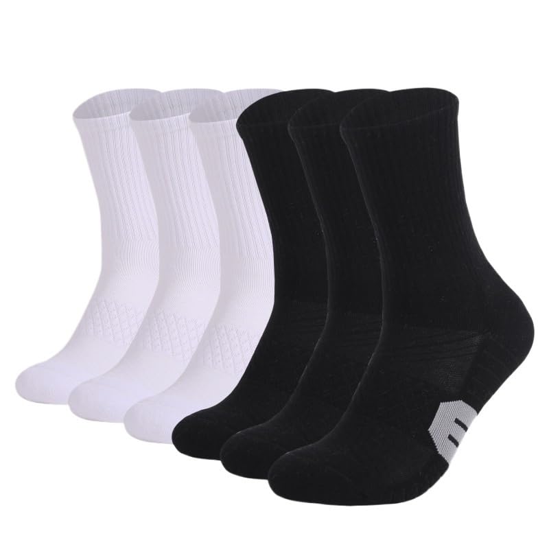 Gepolsterte Sportsocken – Gepolsterte Laufsocken for lange Distanzen for Männer und Frauen, atmungsaktive Sportsocken