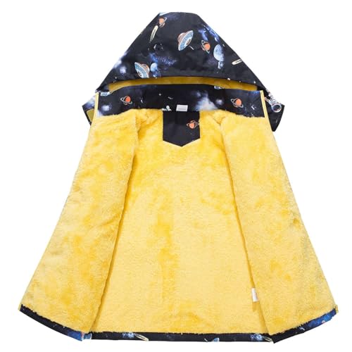 Boys Waterproof Windproof Jacket Kids Winter Hooded Warm Padded Coat Outerwear4