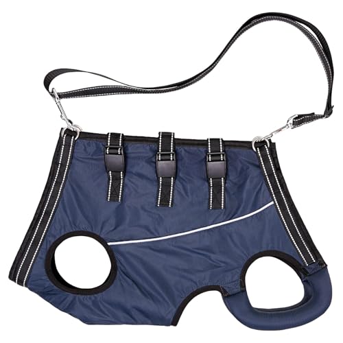 犬用リフトハーネス 調節可能なペット用犬用ライフベストハーネス 犬用歩行補助ハーネス 散歩用、年老いた犬、高齢犬、障害のある犬の階段の上り下りに。