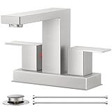 FORIOUS 4 Inch Brushed Nickel Bathroom F...