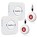 Price comparison product image CallToU Wireless Personal Alarms for Elderly Call Button Panic Alarm 500ft Nurse Call Bell Patient SOS System for Home/Personal Caregiver Pager with 2 UK Plug-In Receiver 2 Waterproof Button