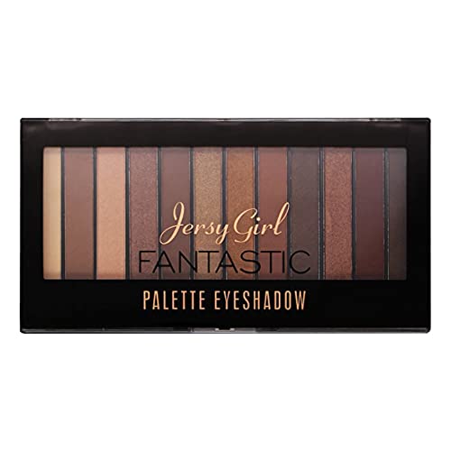 Image of JERSEY GIRL By FASHION COLOUR Fantastic Eyeshaow Palette | 12 Highly Pigmented Shades | Smudge Free & Long-Lasting | Shimmery & Matte Finish | Easily Blendable Eye Makeup Palette | Shade 03