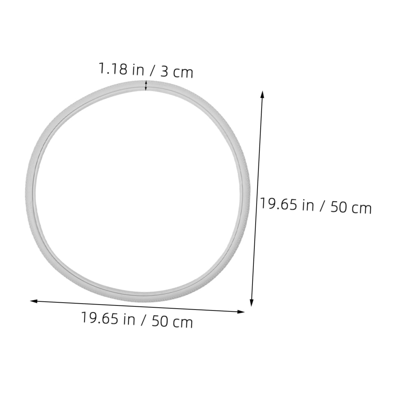 Didiseaon Universal Wheelchair Rear Tire 22 Inch Pu Foam Tire Wear-Resistant Easy Install for Manual Wheelchair