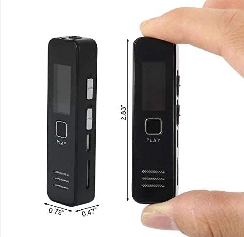 MAYUMI 32GB Digital Voice Recorder Dictaphone Phone Voice Record for Meetings Professional Audio Recorder MP 3 Player TF Card Dictaphone Record Microphone Sound Recording Device. 1