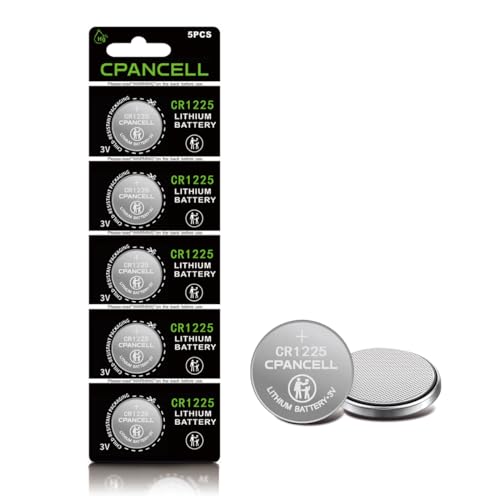 CPANCELL CR1225 Lithium Batteries 3V High Capacity Battery (5 Count)
