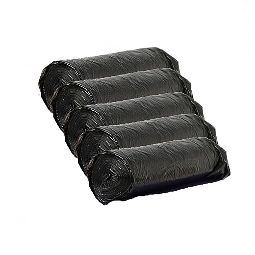 Recycle Trash Bags Strong Trash Bags Colorful Clear Garbage Bags Bathroom Trash Can Liners Small Plastic Bags for Home Office Kitchen Multicolor Paper Bags (Black, A)