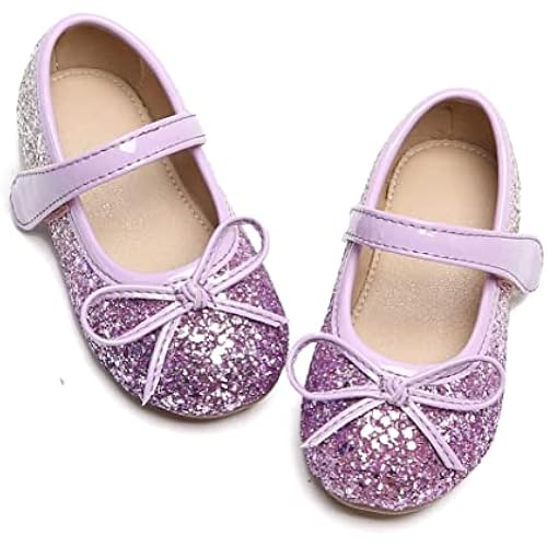 Otter MOMO Toddler/Little Girls Mary Jane Ballerina Flats Shoes Slip-on School Party Dress Shoes