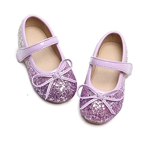 Otter MOMO Toddler/Little Girls Mary Jane Ballerina Flats Shoes Slip-on School Party Dress Purple Shoes Size 13 by Otter MOMO - Used condition - US$24.90