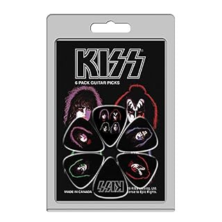 Perri’s Leathers LP-KISS1 Médiators de Guitare - Les Beatles, Paul McCartney, John Lennon, RIngo Starr, George Harrison