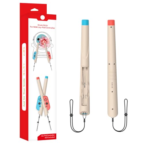 Lot de 2 baguettes de batterie pour commutateurs et manettes de rechange