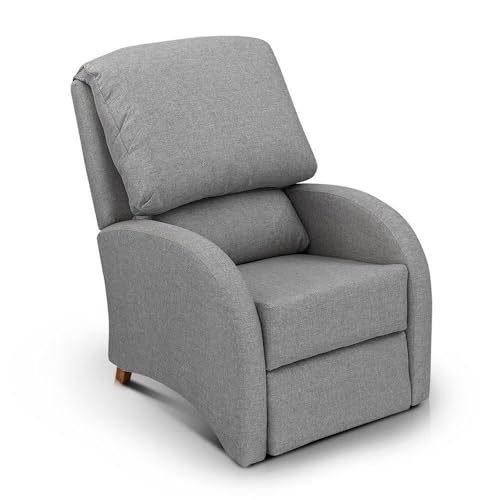 Poltrona do Papai Herval Ricoleta, Linho Cinza, 147 cm