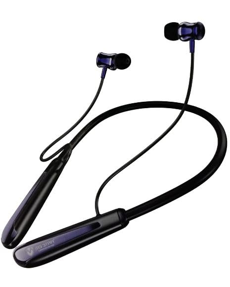 MS Star Jakira Wireless Bluetooth Neckband Earphones, Black, in-Ear Headphones with Magnetic Design-image-33
