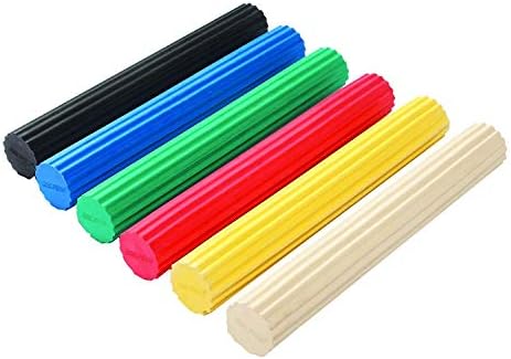 CanDo Twist-n-Bend Bar, Set of 6, One of Each Resistance Level