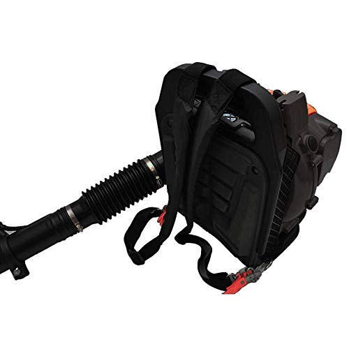 Shueriu Electric Backpack Leaf Blower - 52cc 2 Stroke 3.2HP Gas Cordless Backpack Leaf Blower, Backpack Blowers Gas Powered with Padded Harness to Blow Leaves, Snow