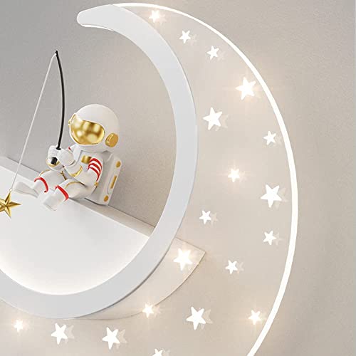 Applique murale LED astronaute lune 15W luminaire intérieur chambre et salon