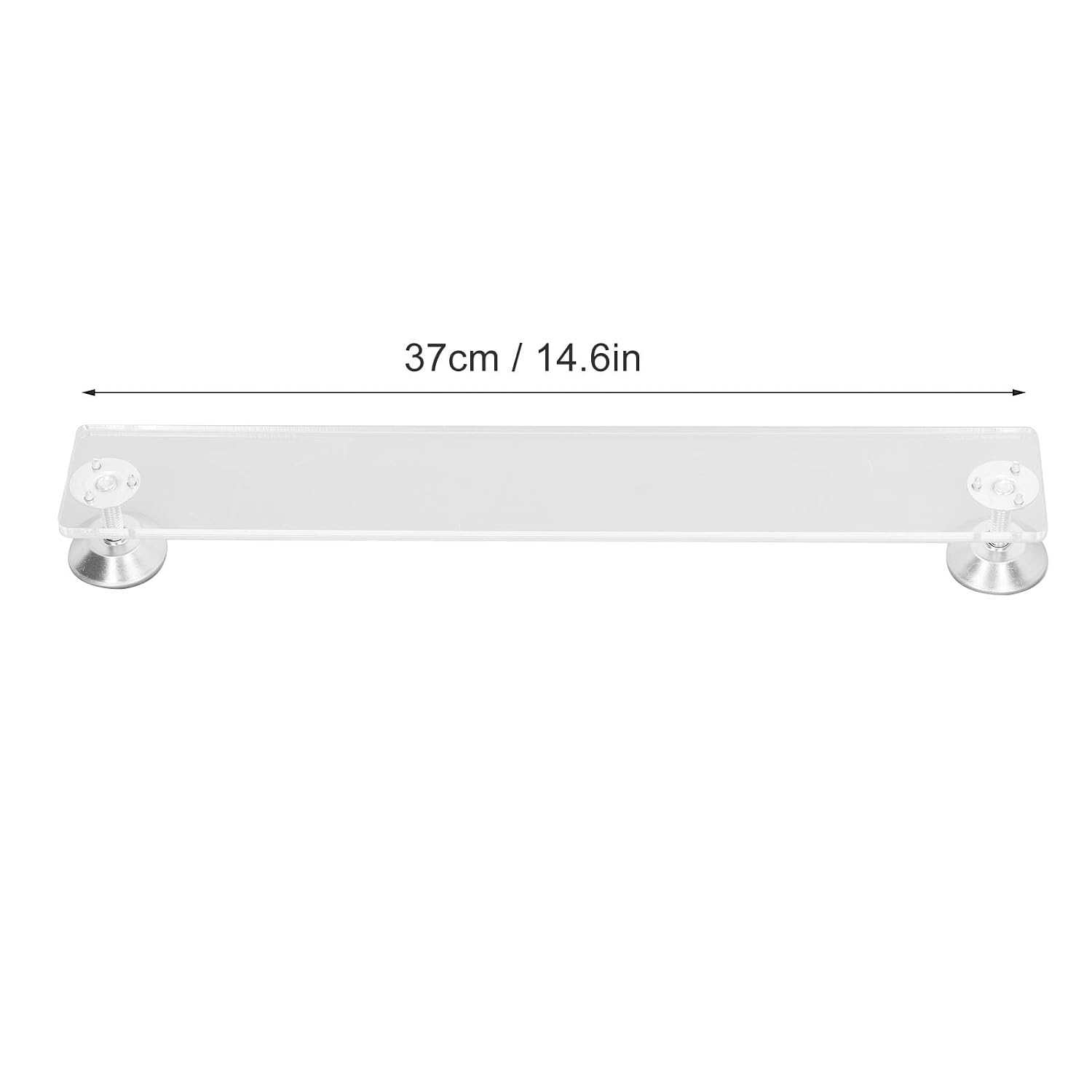 37cm Artist Leaning Bridge Hand Rest, Transparent Acrylic Drawing Painting Tool, Easy to Use, Wide Applicability for Picture Frames up to 30cm Wide