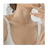 Material: el collar de cuello de las señoras está hecho de aleación y es cómodo de usar.