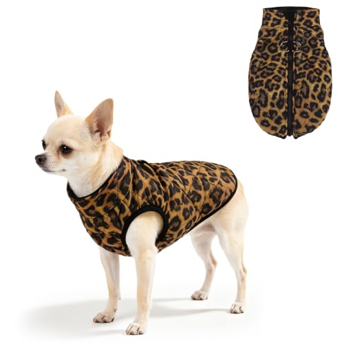 Image of SCENEREAL Halloween Winter Dog Vest Coat with Harness Built in