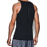 Under Armour Men's Buzzer Beater Tank, Black/Stealth Gray, Medium