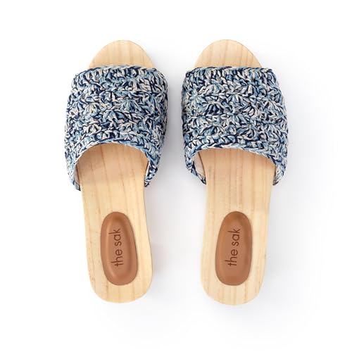 The Sak Ella Clog Sandal in Crochet, Slip On Shoe,...