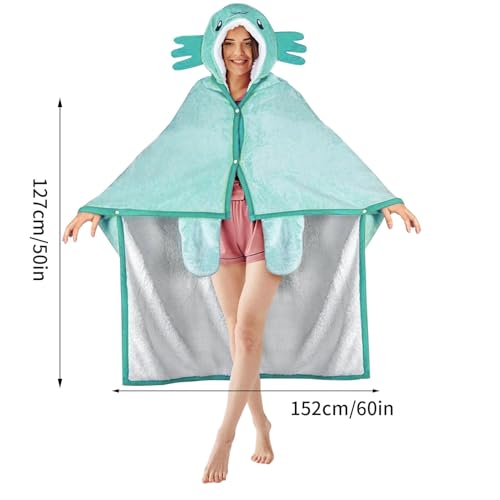 Couverture confortable contre le froid à la maison avec manches intégrées