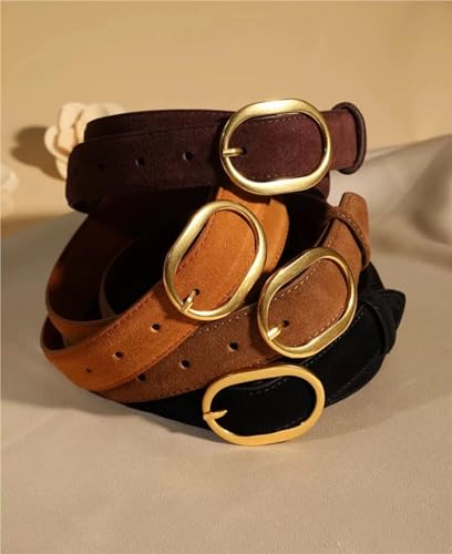 Decorative Belt Vintage Women Skinny Belts Ladies Dress Coat Waistband Clothes Decoration Waist Belt for Country Concert Outfit(Coffee)4