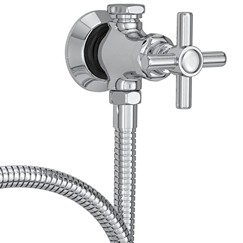 Ducha Higiênica com Registro e Derivação Izy com Branco, Deca 1984.C37.ACT.BR, Cromado