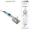 Plastic Welding Repair Kit - 80W Iron 20 black Rods, Sandpaper,Stainless Steel Mesh, Portable Use - Welder Tools for Car Bumper, Kayak, Canoe,110V Only