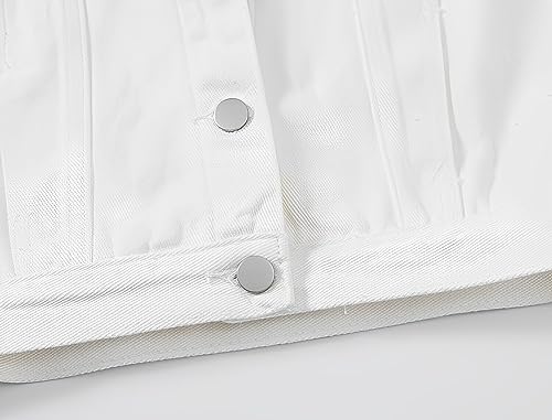 Chaleco de mezclilla para mujer sin mangas que estiliza la silueta en verano e informal 5