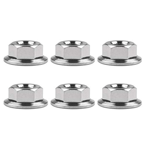 Écrou à bride hexagonal en titane DIN6923 M5 à M16 pour fixation de précision