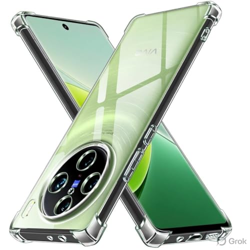 Image of Lustree Compatible with vivo X200 5G Back Cover| Clear + TPU Case with 4 Corner Air Cushion Protection & Camera Protection | Slim& Stylus Cover for vivo X200 5G
