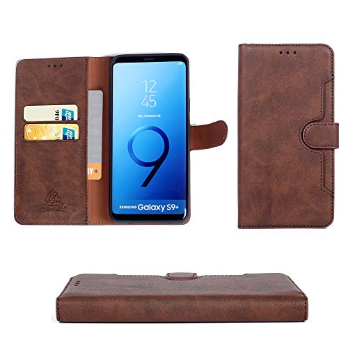 Gorilla Tech - Funda horizontal para móvil Lenovo con trabilla doble y clip para colgar del cinturón, fuerte cierre magnético, piel sintética, Pull Up Red, Lenovo K5 Note