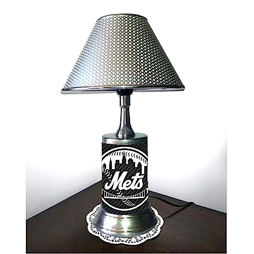 Sports Table Lamp With Shade, A Team Plate Rolled In On The Lamp Base, Neyome, New York #TOP16