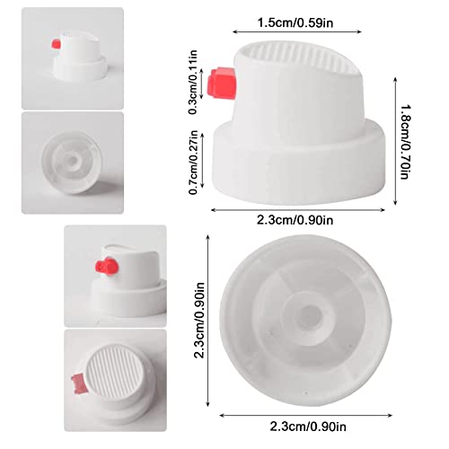 Amfrpar 20 Pezzi Testine Spray di Ricambio