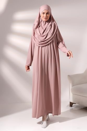 ihvan online Muslim Dresses for Women, Prayer Dress, Hijab Abaya, One-Piece Islamic Prayer Dress Gift for Eid Ramadan2