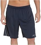 barra dominadas reebok Contraste. Reebok Hombres de Barrido de Malla Corto, Hombre, Azul Marino