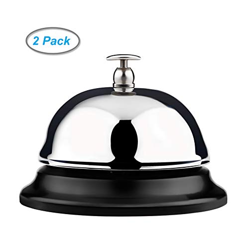 Service Bell, Call Bell, Desk Bell, Big Button, Top Quality, 2Pack