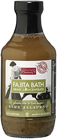 FAJITA BATH Lime Jalapeno Brine Four Pack