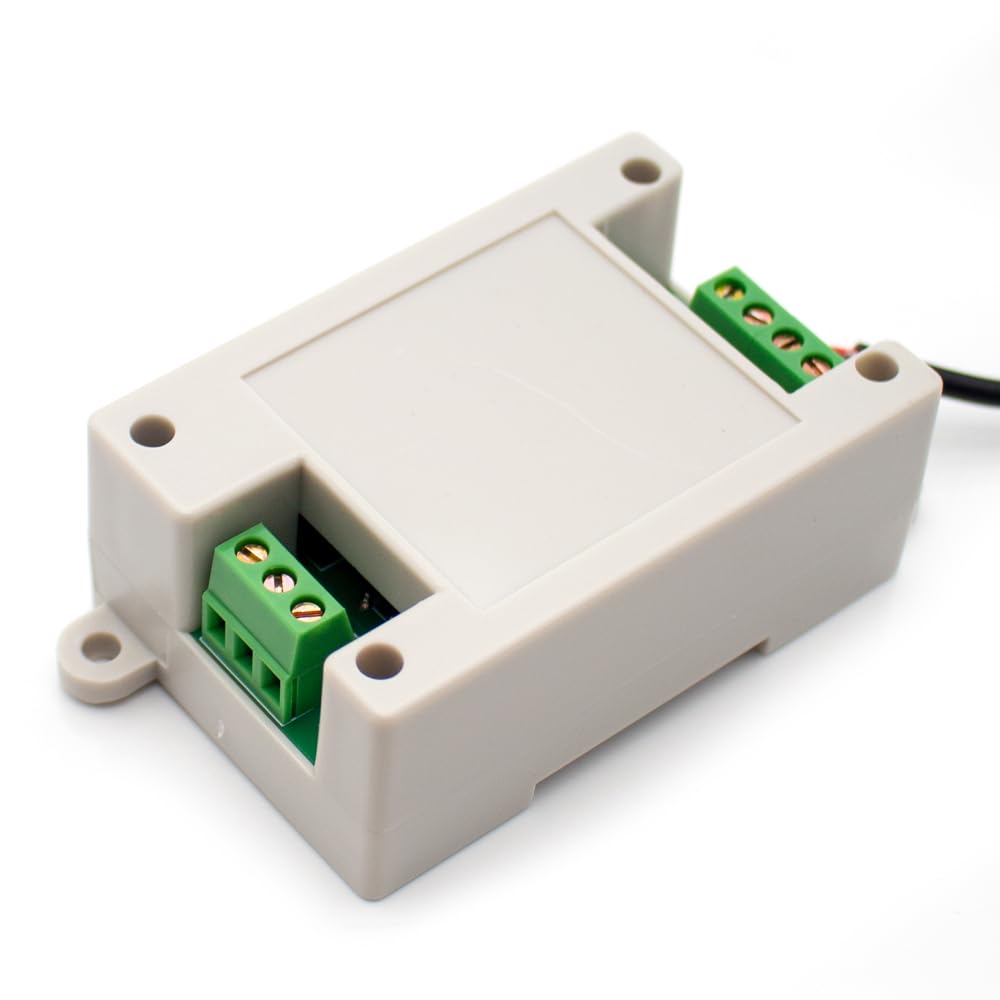 Detect Sound Sensor, Audio/Headphone Input Control Relay Switch Module 5/12/24V with Shell (DC 12V)