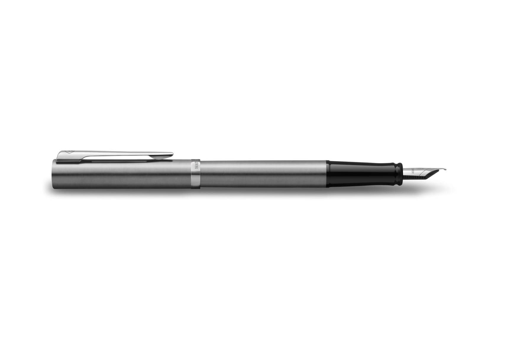 Waterman Impression Kugelschreiber & Füllfederhalter Set mit Gravur – Personalisierter Premium-Füller – Elegantes Schreibset für Männer & Frauen – Blaue Tinte (Stainless Steel CT)