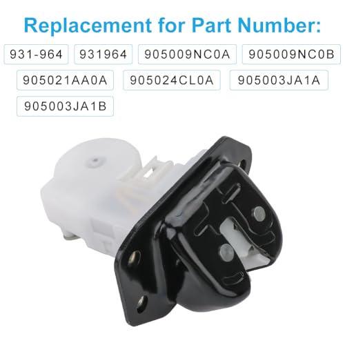 Image of WMPHE Trunk Lid Latch Lock Actuator Compatible with Nissan Murano Pathfinder Rogue 2009-2023 Replacement for 931-964 931964 905009NC0A 905009NC0B 905021AA0A 905024CL0A 905003JA1A 905003JA1B