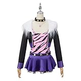 MIAOCOS Women Cosplay Costume Schoolgirl Top and Mini Skirt Set for School Party Dress Up Halloween Outfit