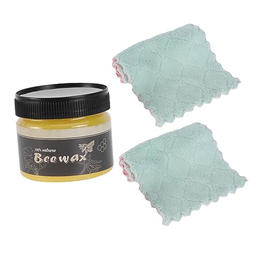 FRCOLOR Cera de Abejas para Madera 1 Botella Multifuncional Resistente al Agua para de Muebles para Hogar y Tienda Cera Natural para Pulir Madera