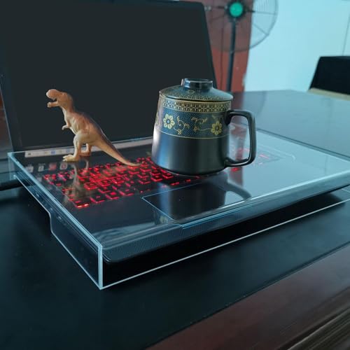 Housse rigide clavier portable en acrylique pour éviter les pannes de café