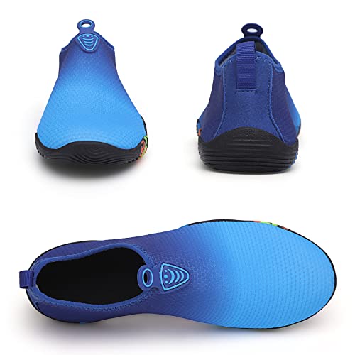 Hitopteu Chaussures Aquatiques Homme Séchage Rapide Chaussure Aquatique Femme Léger Chaussure d Eau pour Mer Piscine Rivière Randonnée, 01 Bleu 40 EU – vue 6