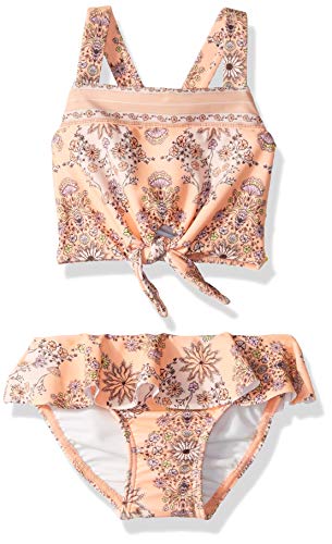 Image of Seafolly Girls' Tie Front Tankini Swimsuit Set